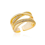 Zircon Gold Ring
