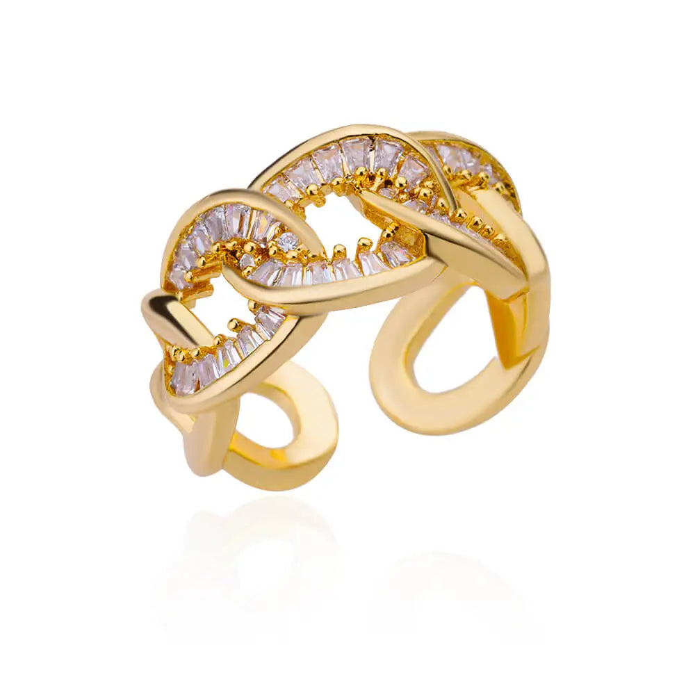 Zircon Gold Ring