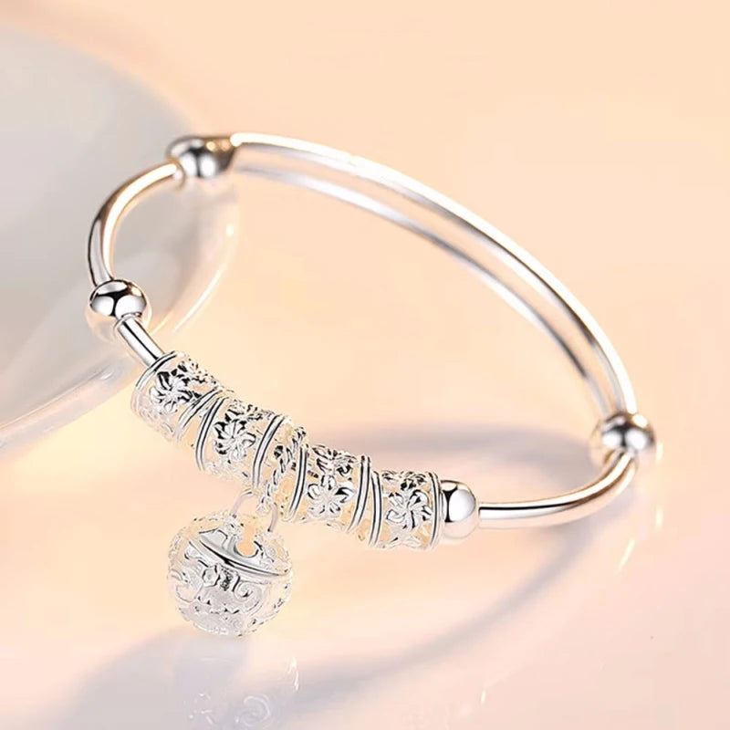Silver Bell Bangle