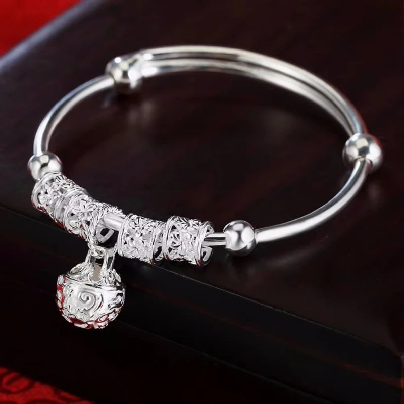 Silver Bell Bangle