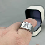 Initial Signet Ring