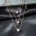 Zircon Heart Necklace