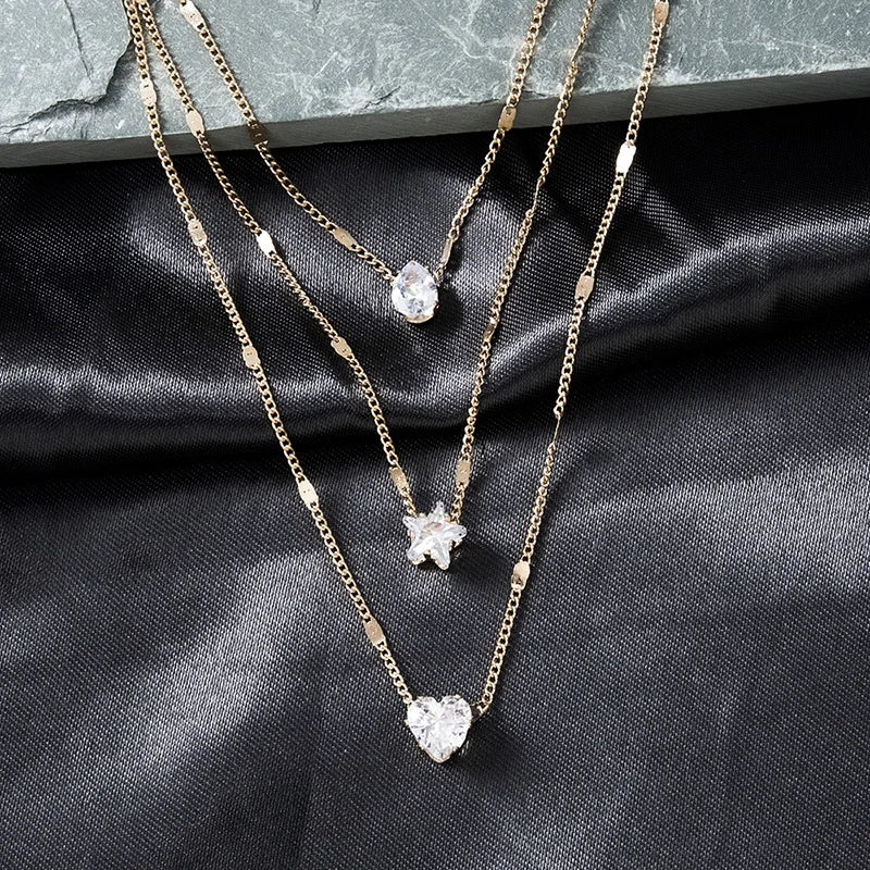 Zircon Heart Necklace