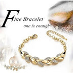 Leaf Charm Bracelet