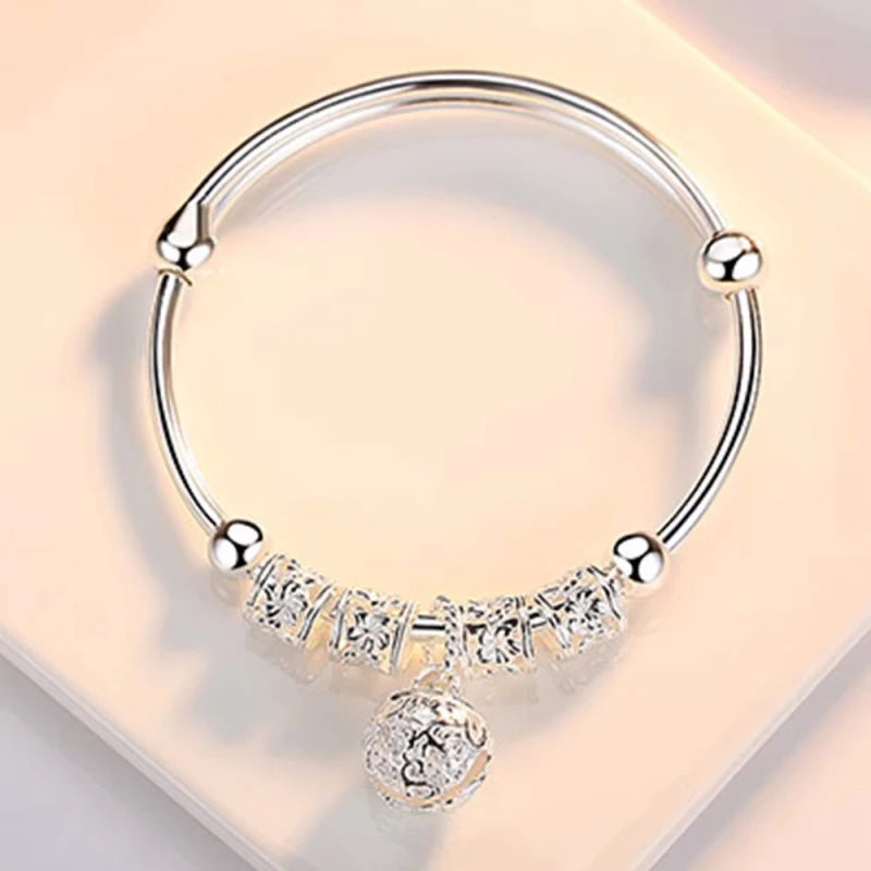 Silver Bell Bangle
