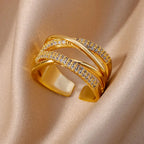 Zircon Gold Ring
