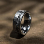 Meteorite Tungsten Ring