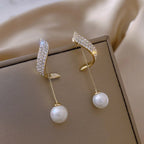Pearl Tassel Earrings