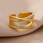 Zircon Gold Ring