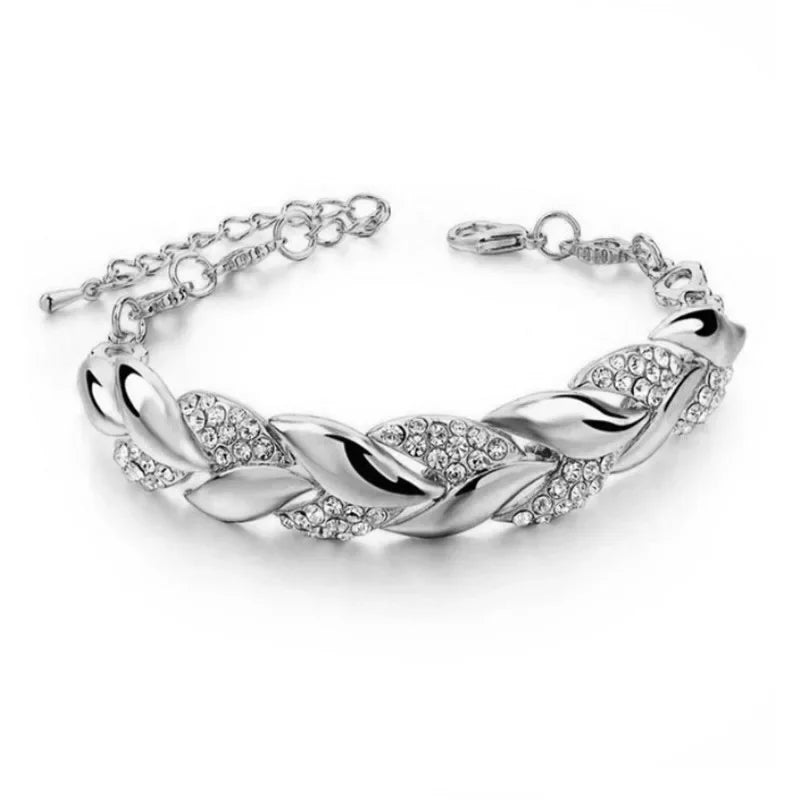 Leaf Charm Bracelet