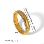 Gold Spiral Bangle