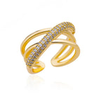 Zircon Gold Ring