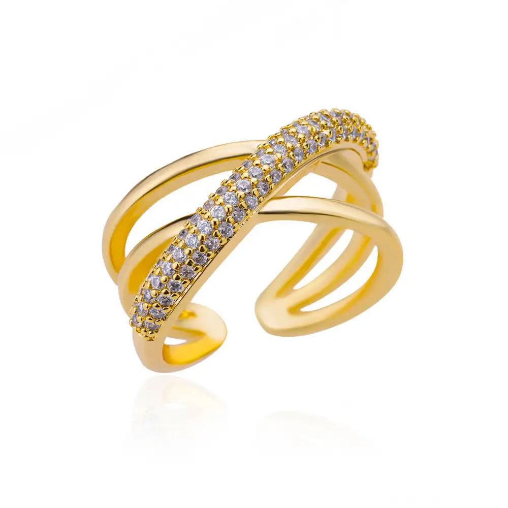 Zircon Gold Ring