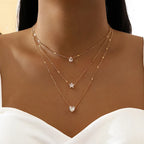 Zircon Heart Necklace