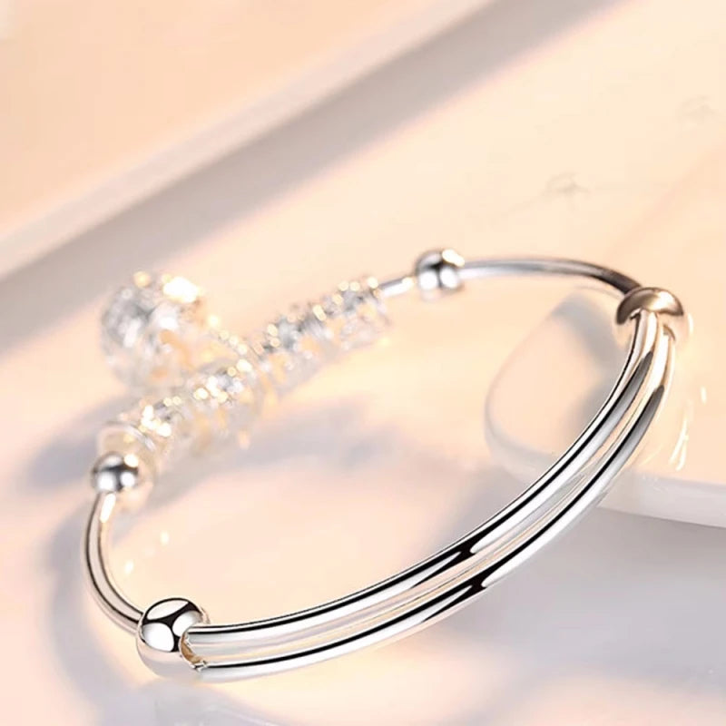 Silver Bell Bangle