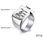Initial Signet Ring
